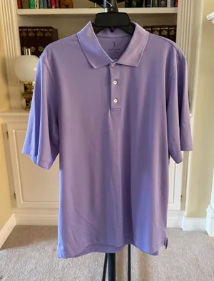 Bobby Jones Purple Golf Short Sleeve Polo Shirt thumbnail 1