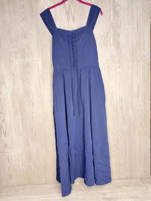 Scarlet darkness blue renaissance whimsical cosplay dress corset front and sides thumbnail 2