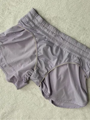 Lululemon High-Rise Lined Shorts - Lilac Smoke thumbnail 6