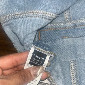 SHEIN Blue Denim Vest thumbnail 3