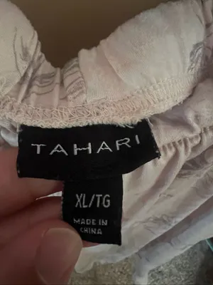 Tahari Patterned Pajama Set Womans Size XL thumbnail 8