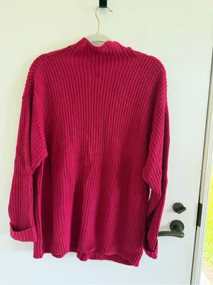American Eagle oversize knit mock neck sweater fall back to school holidays thumbnail 2
