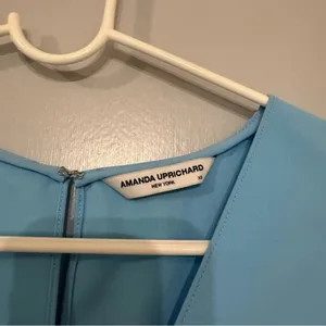 Amanda Uprichard New York Sky Blue Cocktail Dress Size XS thumbnail 4