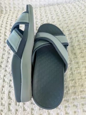 Vionic Merced Blue Cross Strap Slide Orthotic Sandals Women's Size 8 EU 38.5 thumbnail 6