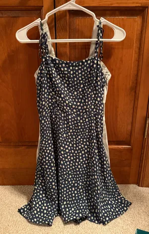 Lola grace green with poka dots dress thumbnail 1