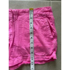 Vineyard Vines Shorts Womens 2 Pink‎ 3" Linen Blend Preppy Resort Travel Beach thumbnail 6