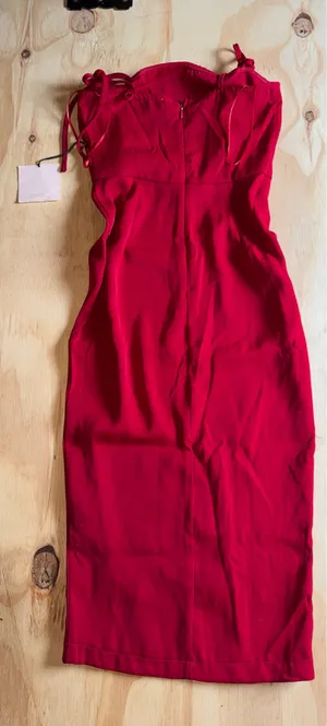 - [ ] Super down red dress woman’s size XXS thumbnail 4