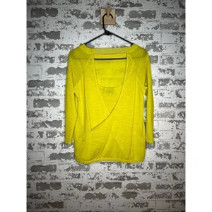 ATHLETA | women yellow open back athletic top thumbnail 7