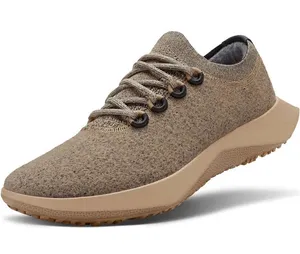 NIB Allbirds Wool Dasher 2 Runner Mizzles in Hazy Beige/ Rugged Khaki Size 5 thumbnail 1