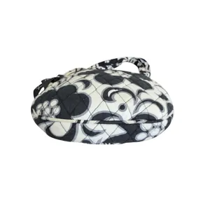 Vera Bradley Night and Day Quilted Crossbody Bag‎ Black White Small Messenger thumbnail 5