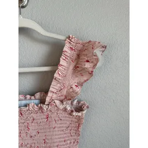 Hill House Home Bridgerton Ellie Nap Dress Small Pink Floral Smocked Cottagecore thumbnail 6