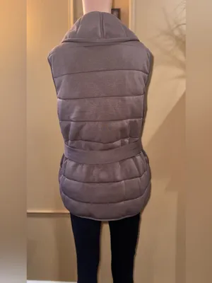 Spanx Puff Essentials Puffer Vest Smoke XL NWT thumbnail 3