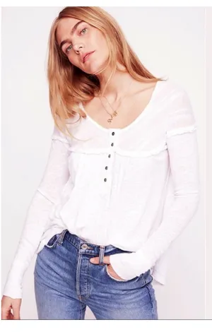 Free People Henley top thumbnail 1