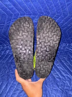 Birkenstock Kairo Patent Leather Kiwi Neon Lime Thong T-Strap Sandals 38 7.5 thumbnail 7