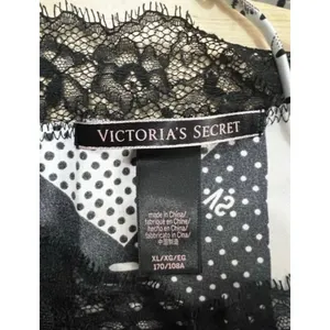 Victoria's Secret Black Satin Tank Top Size XL Sleep Cami Pajama Top Shirt thumbnail 8