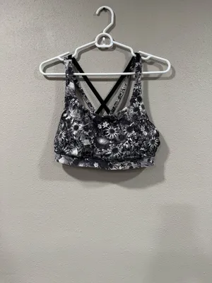 Lululemon Energy Bra Flowabunga Black Angel Wing / Black thumbnail 3