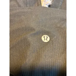 Lululemon Black Ribbed High Rise Leggings Activewear Yoga Pants thumbnail 4