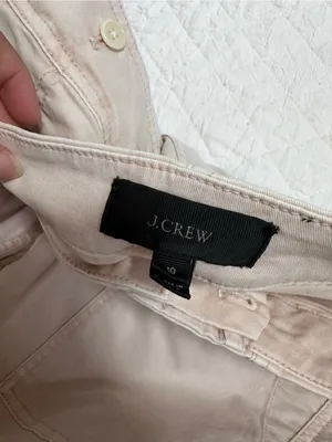 J. Crew Soft Pale Pink Ankle Cropped Jeans thumbnail 4