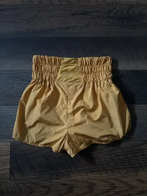 Free People Movement Way Home Short in Yellow Women’s Size Large thumbnail 5