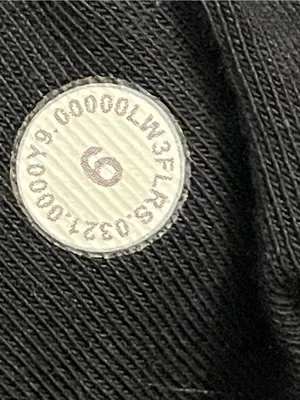 Lululemon Textured Fleece 1/2 Zip Black thumbnail 5