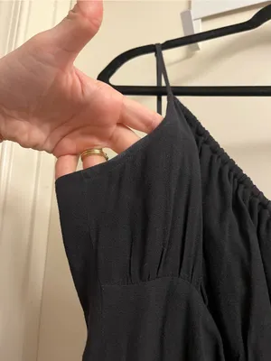 Aritzia Sunday Best Delilah Mini Dress Black Size Large thumbnail 11