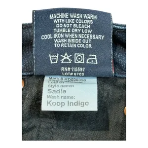 Raven Denim Custom Fit Jeans Womens 29 Dark‎ Blue Straight Leg Made in USA thumbnail 14
