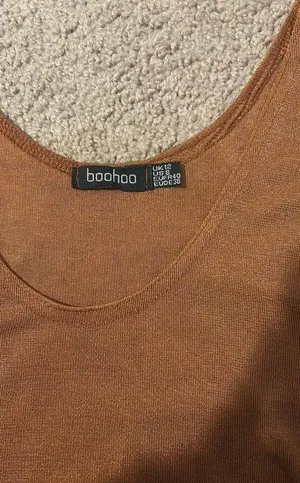 Boohoo Rust Colored Body Suit thumbnail 6