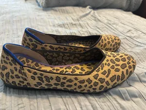 Rothy's Flats Round Toe Leopard Print thumbnail 8