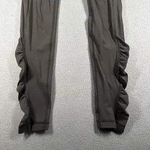 Lululemon Speed Tight III Ruched Leggings Womens 4 Black‎ Pull On Pockets thumbnail 2