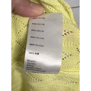 Free People Knit Mini Slip Dress Small Yellow Floral thumbnail 7