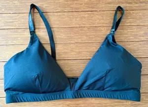 Pepper Nursing Wirefree Bra maternity breastfeeding bra in Black size XL B-C cup thumbnail 1