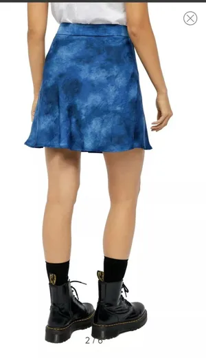 Free People SZ 8 Martine Flirt Tie-Dyed Mini Skirt BNWTS SIZE 8 $68.00 thumbnail 3