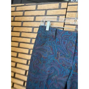 Talbots Hampshire Blue Paisley Print Dress Pants Size‎ 4P thumbnail 4
