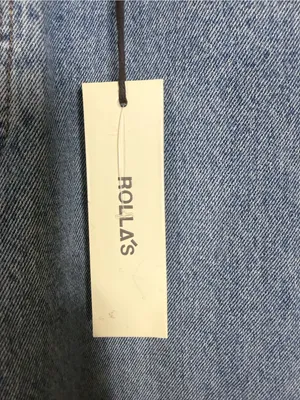 NWT Rolla’s Classic Straight 90s Blue Jeans Denim Size 25 thumbnail 7