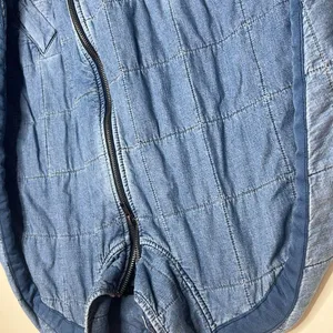 Free People Dolman Quilted Knit Jacket, Cali Indigo xL thumbnail 6