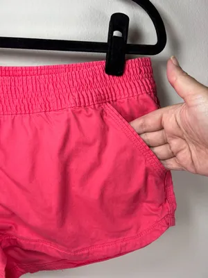 Abercrombie & Fitch 1.5" Shorts Karena Pink Pull On Pockets Embroidered Moose XL thumbnail 4