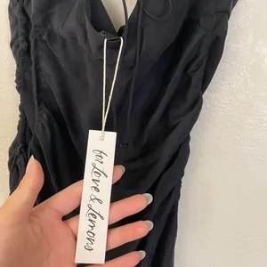 NWT for love and lemons black KYRA mini dress, cutout details, size Xs thumbnail 6