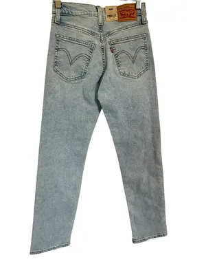 Levi’s NWT Wedgie Straight Jeans Women’s 25x28 Light Wash High Rise Denim thumbnail 4