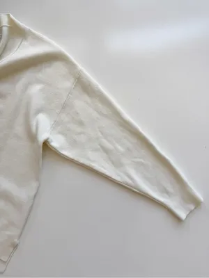 Zara V-Neck Oversized Cardigan Size Small Cream thumbnail 6