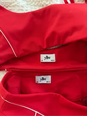 Yllw The Label Athletic Set Red Size XS thumbnail 6