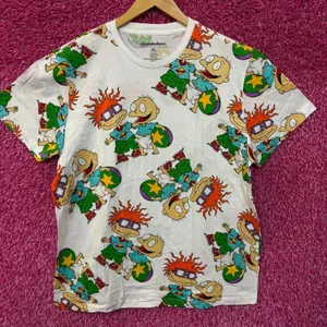 Nickelodeon Tommy and Chucky Rugrats All Over Tshirt size XL thumbnail 1