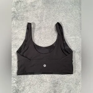 Lululemon athletica align reversible Black camo Sports Bra 6 a/b cup thumbnail 4