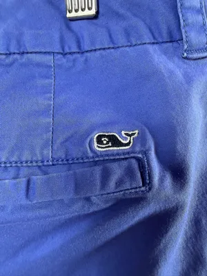 Vineyard Vines‎ Woman's Cotton Stretch Royal Blue Bermuda Shorts Size 6 thumbnail 3