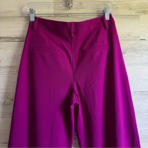 NWT Happily Grey Wide Leg Trouser Pants Full Length High Waisted Front Slit XS‎ thumbnail 8
