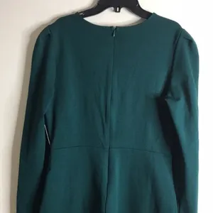 Lulus dark emerald green body-con long sleeve dress size large ladies NWT thumbnail 8