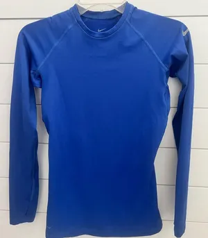 Nike‎ pro fitted purple thermal fitted long sleeve shirt Size small thumbnail 1