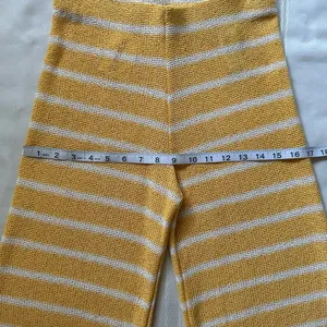 Zara Yellow Striped Wide Leg Pants thumbnail 6