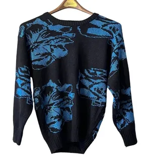 90s Parrinello Sweater Size Medium Womens Black Pullover Y2K Classic‎ Career VTG thumbnail 1