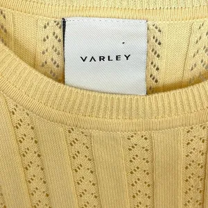 Varley 100% Cotton Yellow Florian Knit Maxi Dress Size Small thumbnail 3