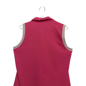 Nike Golf Womens Pink Dri-FIT Sleeveless Quarter Zip Polo Shirt‎ 520549-641 M thumbnail 10